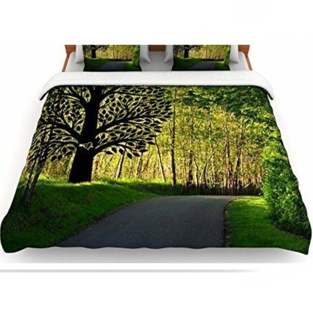Kess InHouse Robin Dickinson Love Nature Duvet Cov